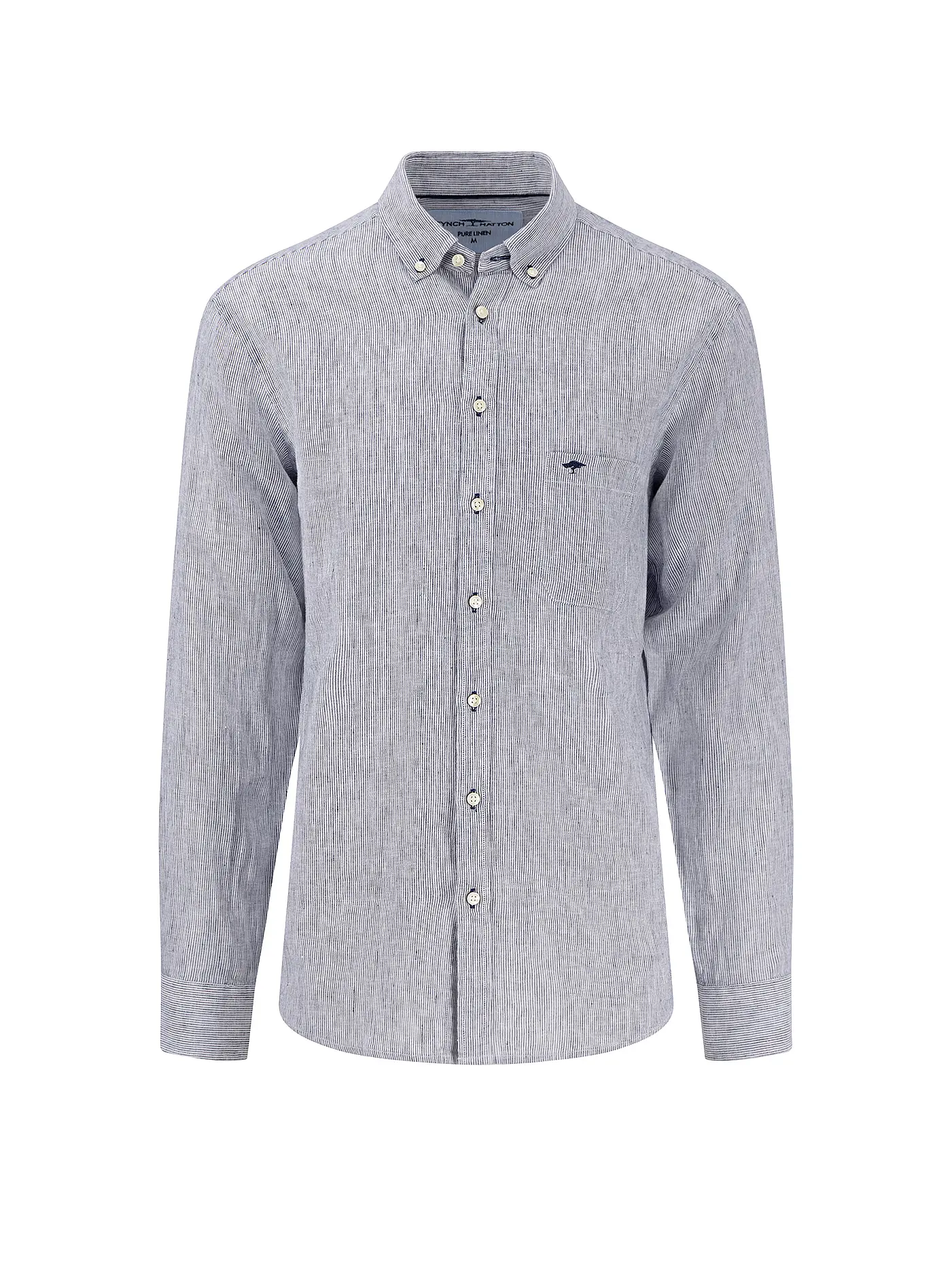 FYNCH HATTON | Leinenhemd Casual Fit | 